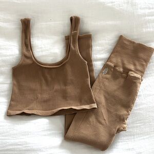 FP Movement by Free People Tan Leggings